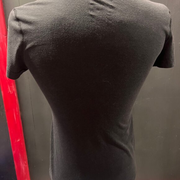 Adidas‎ Ultimate Tee Women Small Solid Black Climalite Fitted Short Sleeve Shirt - Picture 3 of 7